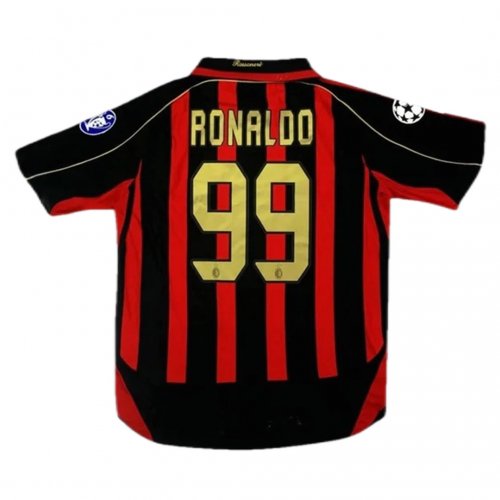 AC Milan HOME CLASSIC 2006/07 with RONALDO 99 - uaessss