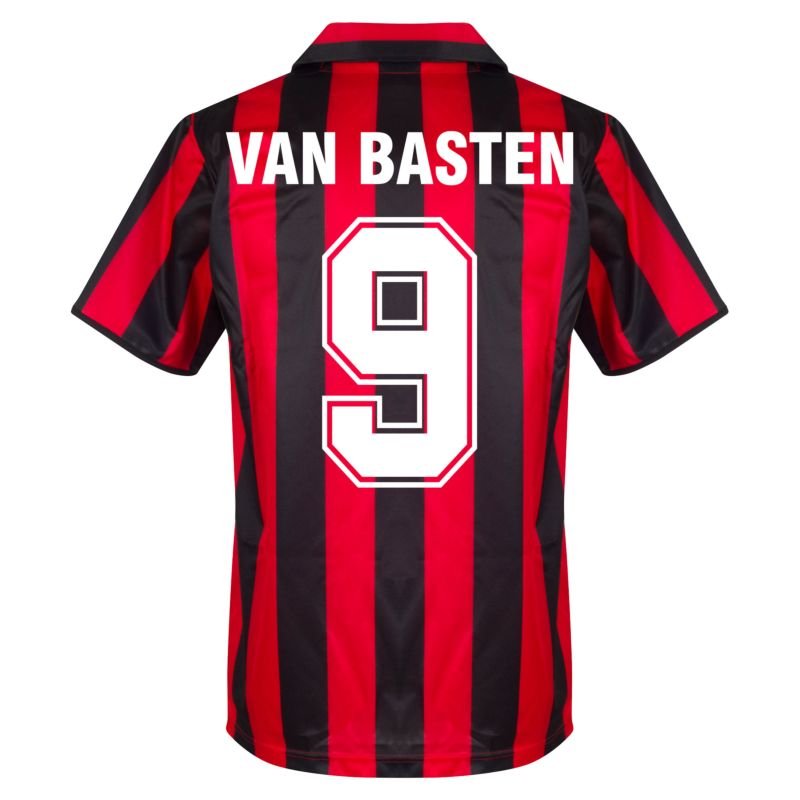 AC Milan HOME CLASSIC 89/90 with VAN BASTEN 9 - uaessss