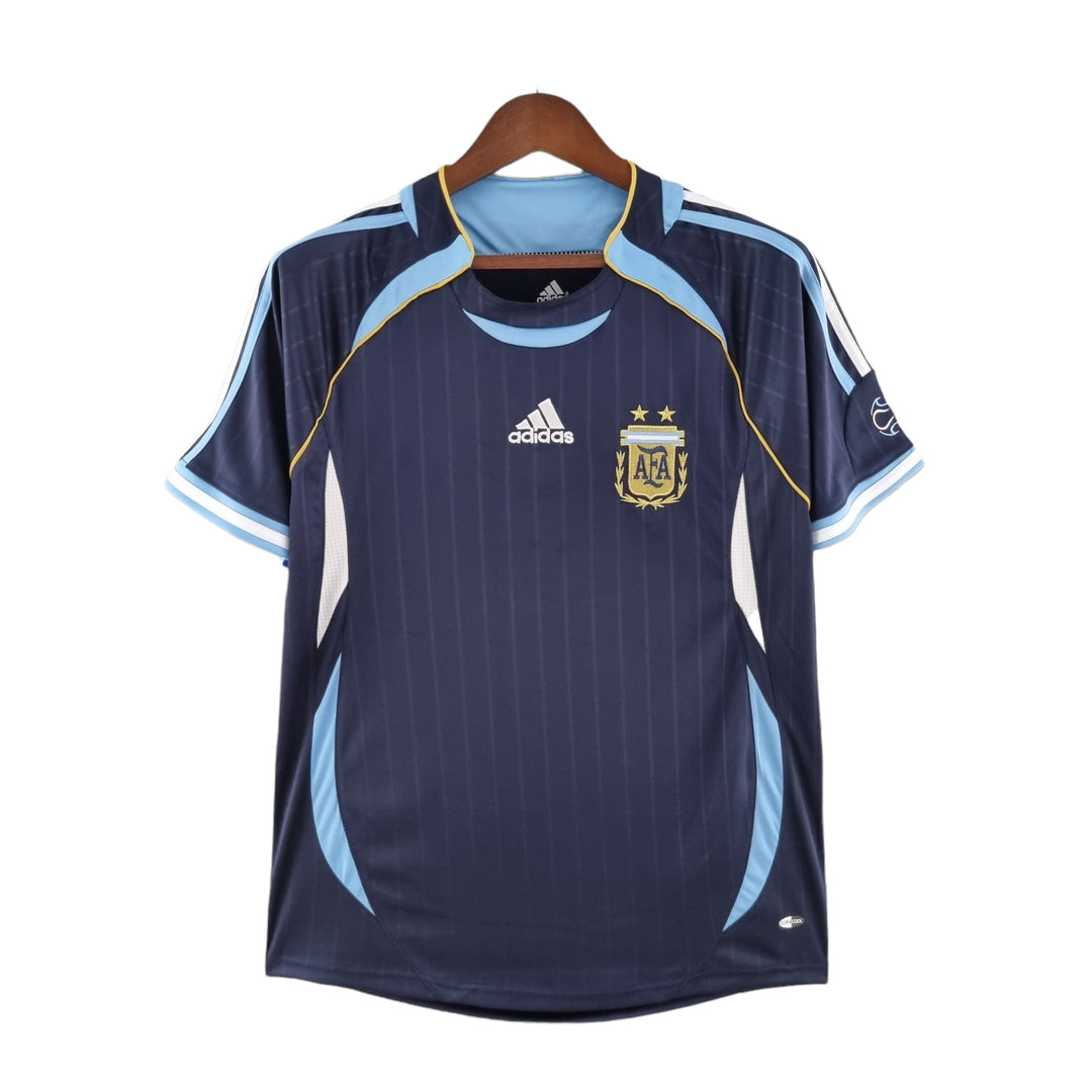 Argentina AWAY 2006 Classic JERSEY WITH MESSI 19 - uaessss