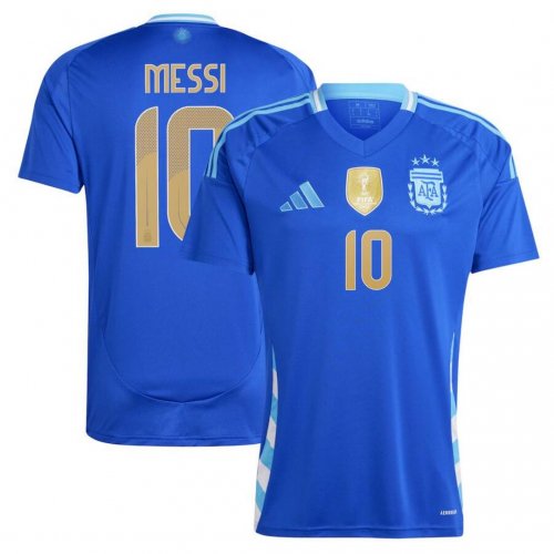 Argentina Away jersey 2024 with Messi 10 - uaessss