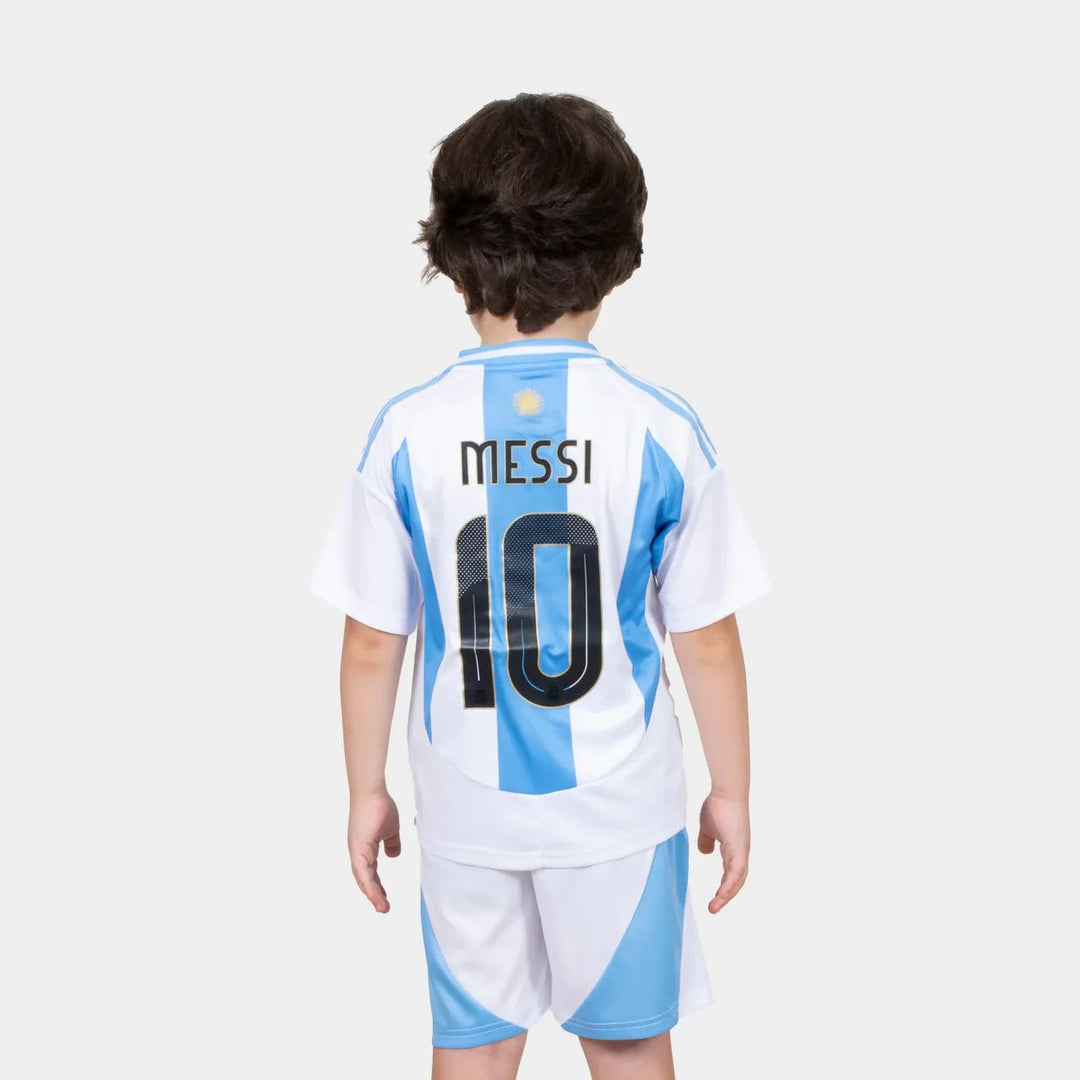 Argentina Home kit kids 2024 with Messi 10 - uaessss