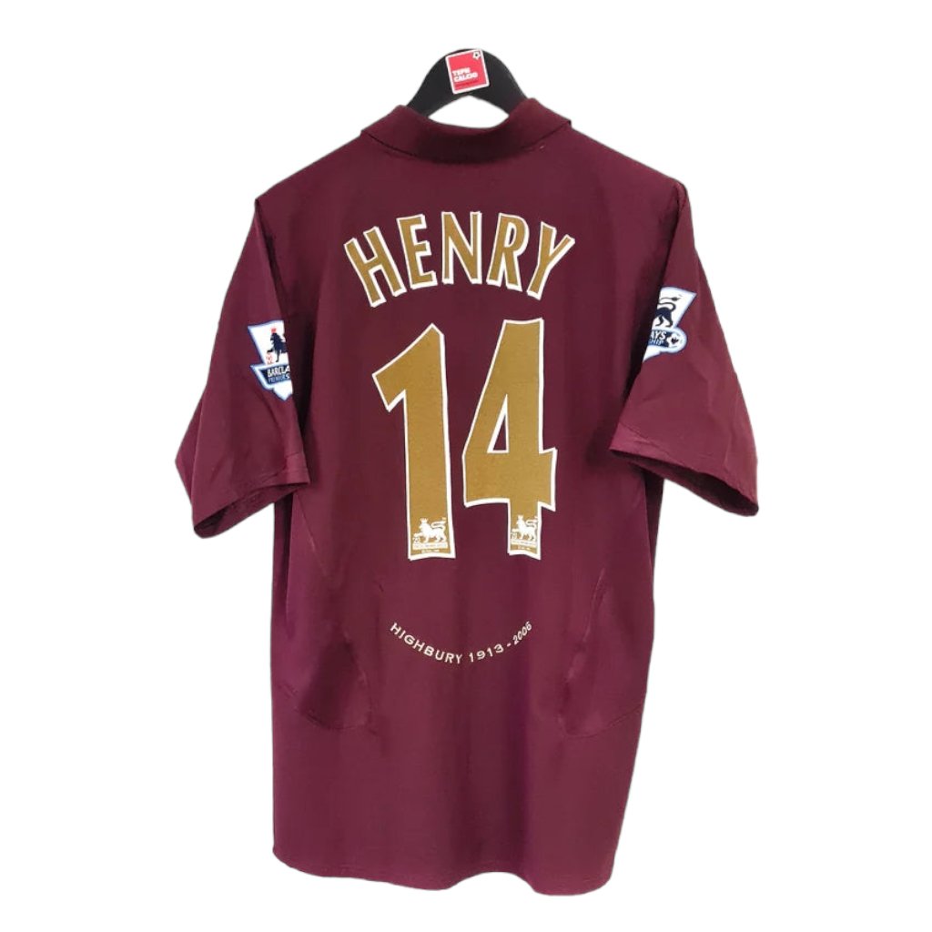 Arsenal HOME Classic 2006 With Henry 14 - uaessss