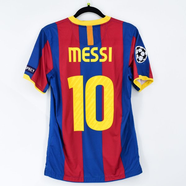 Barcelona Classic 2010/11 FINAL with Messi 10 & badges Jersey - uaessss