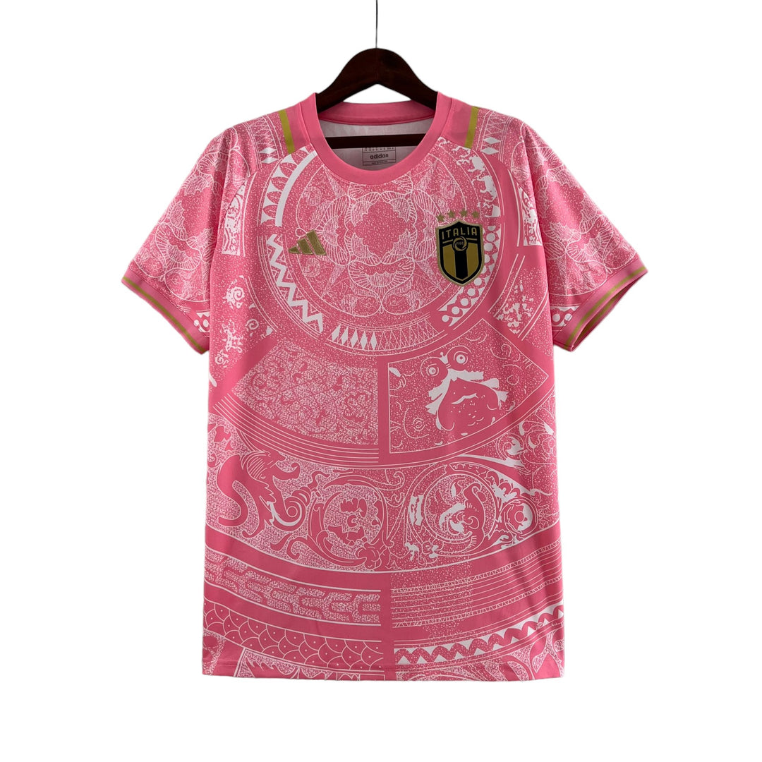 Italy Versace Edition Pink Jersey 2024 - uaessss